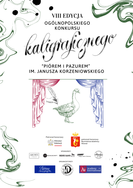 Angelika Jarosz w Konkursie Kaligraficznym