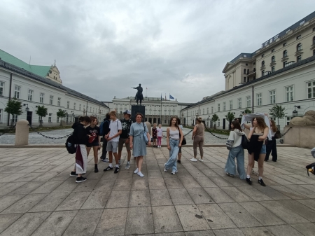Wycieczka do Warszawy klasy 1a 