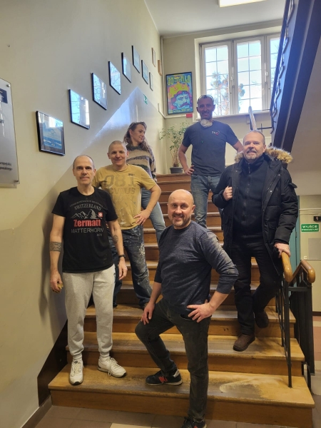 Prace rodziców - sala 32 i schody