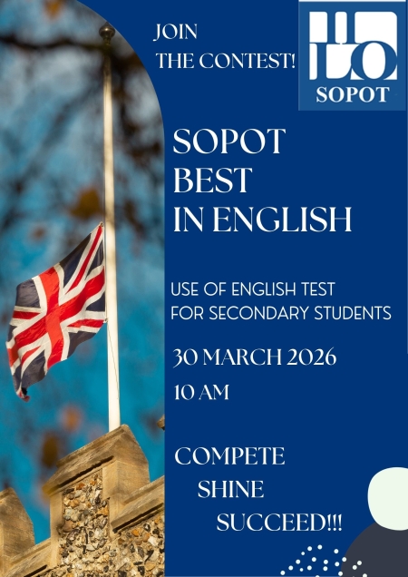 Konkurs języka angielskiego SOPOT BEST IN ENGLISH 2026