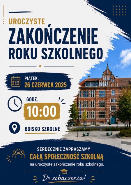 Zakończenie roku szkolnego 2025/2026