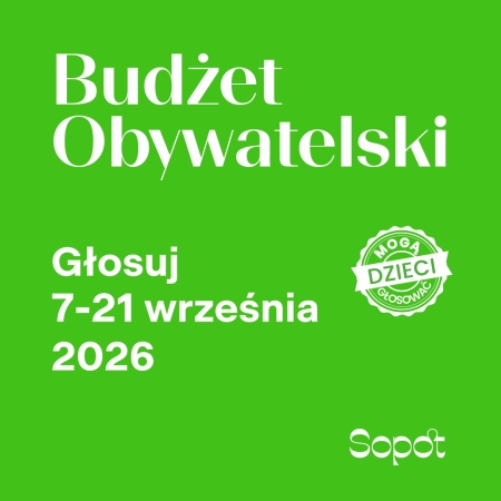 Sopot decyduje! Rusza głosowanie w Budżecie Obywatelskim