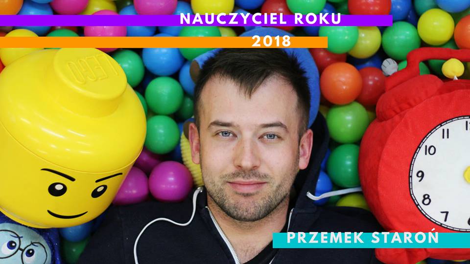 Przemysław Staroń nauczycielem roku 2018!