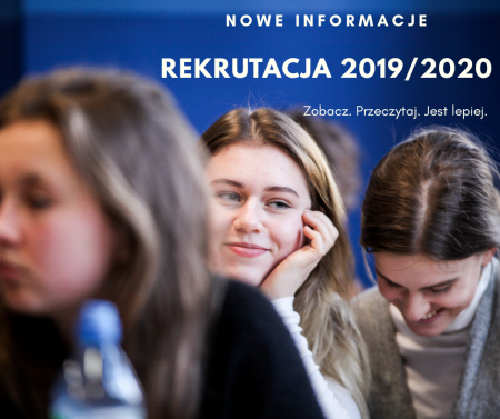 Rekrutacja 2019/2020 - zmiany!